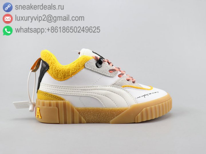 Puma Cali Suede Tsai Low Women Skate Shoes Yellow Size 35-40